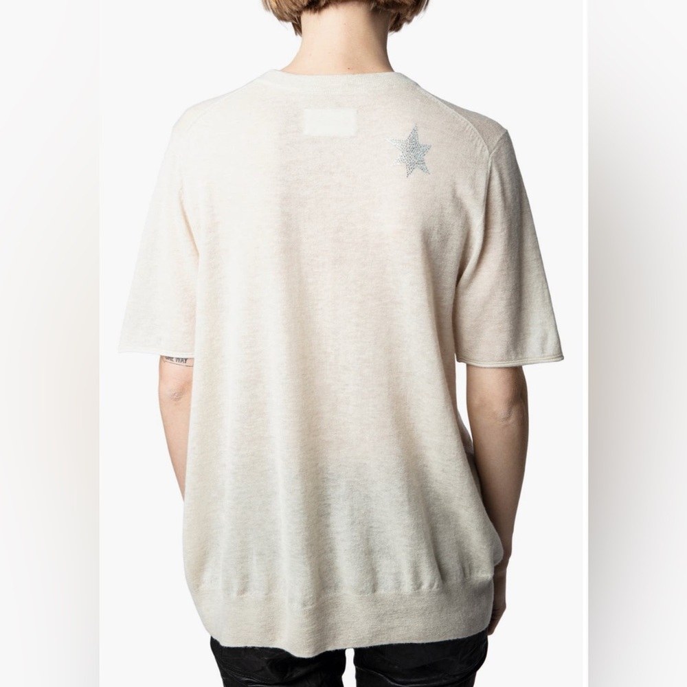 ZADIG & VOLTAIRE
Ida Cashmere Star Strass/Embellished Sweater
COLOR:Sugar Size S - Picture 2 of 10
